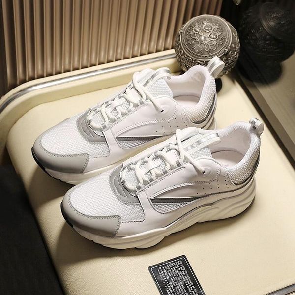fashion mens luxury shoes lace -up outdoor walking vintage soft footwears b22 sneaker in white technical knit white and silver -tone calfski, Black
fashion mens luxury shoes lace -up outdoor walking vintage soft footwears b22 sneaker in white technical knit white and silver -tone calfski, Black