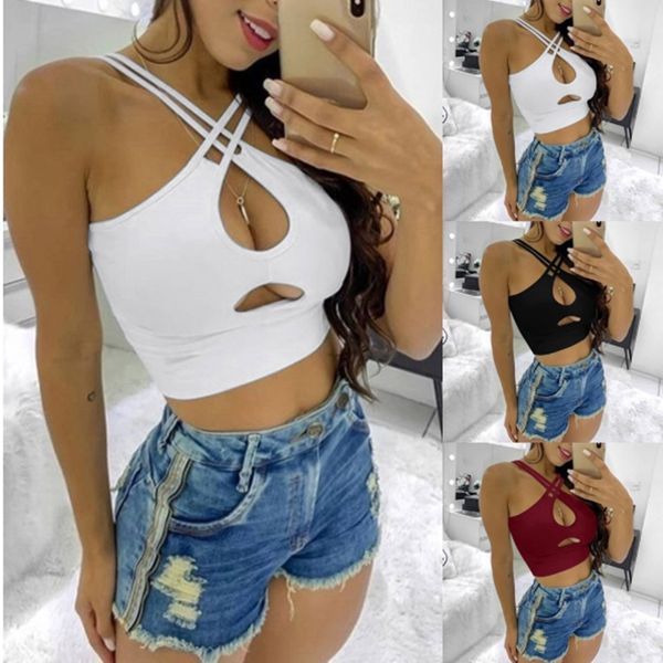 club hollow out tank women sleeveless cross sling skinny solid color fashion casual crop camis streetwear, Black;blue
club hollow out tank women sleeveless cross sling skinny solid color fashion casual crop camis streetwear, Black;blue