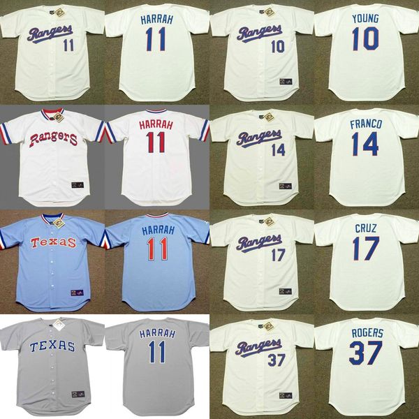 texas 10 jim sundberg 25 buddy bell 28 bert blyleven 36 gaylord perry 11 toby harrah 14 julio franco 17 nelson cruz baseball jersey, Black
texas 10 jim sundberg 25 buddy bell 28 bert blyleven 36 gaylord perry 11 toby harrah 14 julio franco 17 nelson cruz baseball jersey, Black