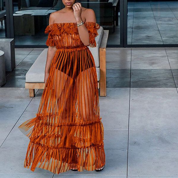 plus size robe femme ete 2019 white off shoulder long lace mesh maxi beach summer women club party dresses vestido longo 
plus size robe femme ete 2019 white off shoulder long lace mesh maxi beach summer women club party dresses vestido longo