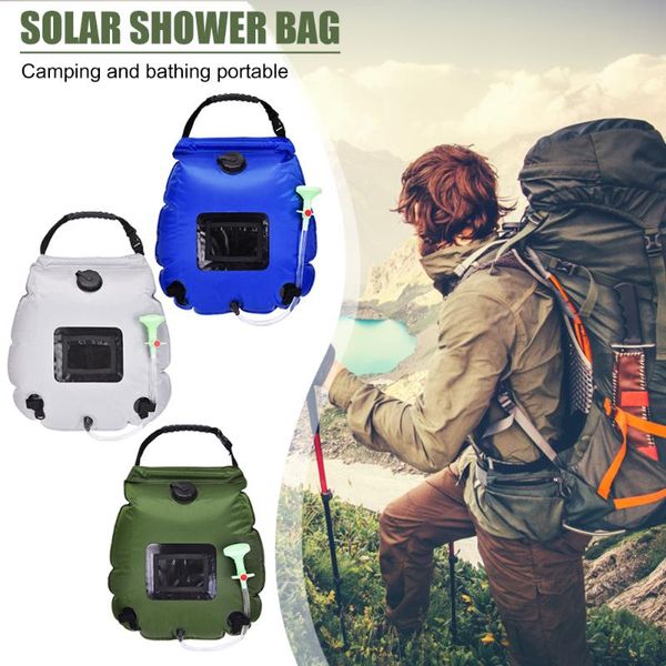 20l solar water storage bag camping shower container outdoor camping hiking portable heating shower bags
20l solar water storage bag camping shower container outdoor camping hiking portable heating shower bags