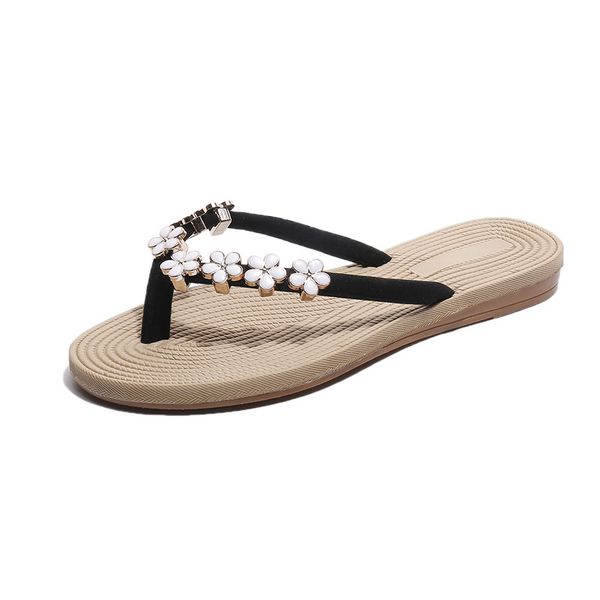 zhenzhou summer new style flower beaded sandals and slippers women's word drag female flat with female sandals and slippers, Black
zhenzhou summer new style flower beaded sandals and slippers women's word drag female flat with female sandals and slippers, Black