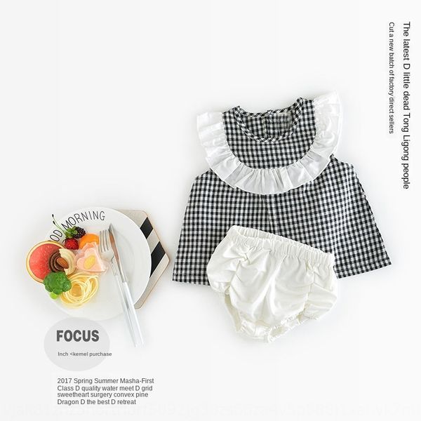 new baby girl sleeveless plaid doll lotus collar lace op shirt doll shirt princess infant, White;black
new baby girl sleeveless plaid doll lotus collar lace op shirt doll shirt princess infant, White;black