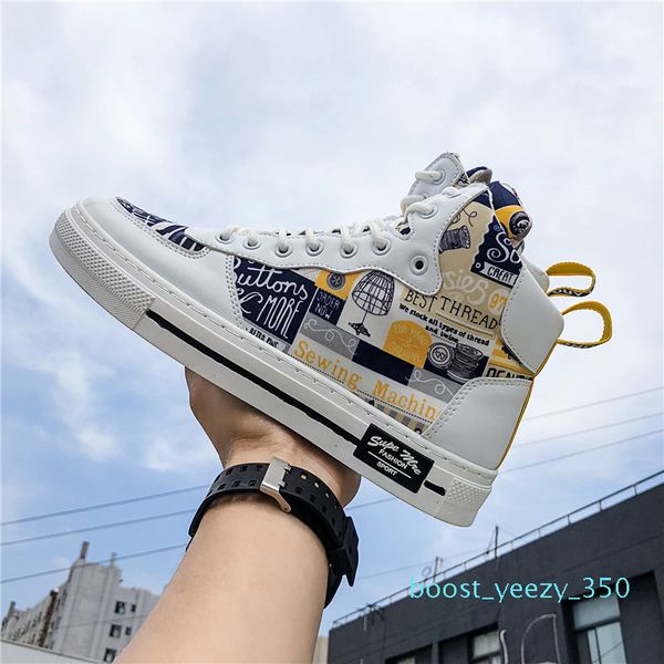rugged high cut doodle board casual pu graffiti skater shoes fashion men flats skate sneakers low cut hip-pop faux leather plimsolls b35, Black
rugged high cut doodle board casual pu graffiti skater shoes fashion men flats skate sneakers low cut hip-pop faux leather plimsolls b35, Black