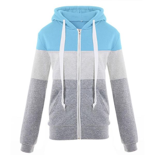 winter and autumn color block long sleeve warm hoodie with zipper women sweatshirt pocket casual simple loose fashion plus size, Black
winter and autumn color block long sleeve warm hoodie with zipper women sweatshirt pocket casual simple loose fashion plus size, Black