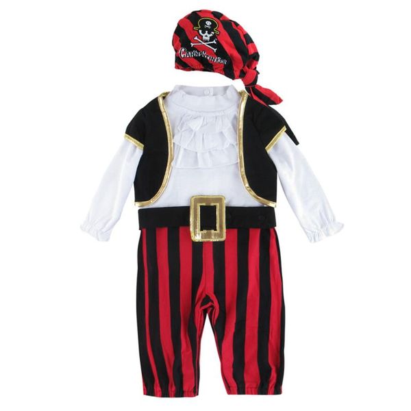 4 pcs мальчика одежды малышей пиратского капитана cosplay rompers необычные хеллоуин костюм карнавал cos romper, Blue
4 pcs мальчика одежды малышей пиратского капитана cosplay rompers необычные хеллоуин костюм карнавал cos romper, Blue