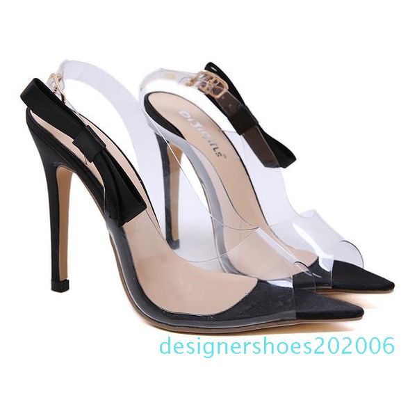 plus size 35 to 40 41 42 bowtie pvc clear transparent pointed toe pumps shoes women luxury designer heels d06, Black
plus size 35 to 40 41 42 bowtie pvc clear transparent pointed toe pumps shoes women luxury designer heels d06, Black