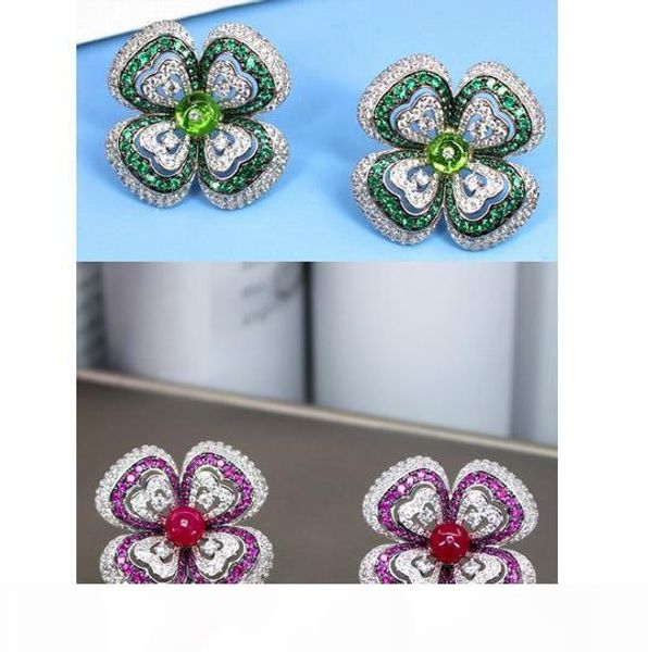europe fashion green red cz diamond stud earrings 18k white gold plated women party jewelry, Golden;silver
europe fashion green red cz diamond stud earrings 18k white gold plated women party jewelry, Golden;silver