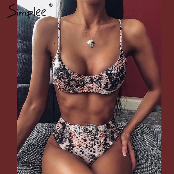 women's swimwear simplee snake print bikinis high waist women pool beach swimsuit push up summer bathing suit vintage bikini sets bodys, White;black
women's swimwear simplee snake print bikinis high waist women pool beach swimsuit push up summer bathing suit vintage bikini sets bodys, White;black