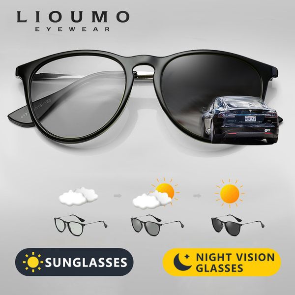 lioumo brand designer chameleon sunglasses men polarized sun glasses women pchromic driving eyewear uv400 gafas sol hombre, White;black
lioumo brand designer chameleon sunglasses men polarized sun glasses women pchromic driving eyewear uv400 gafas sol hombre, White;black