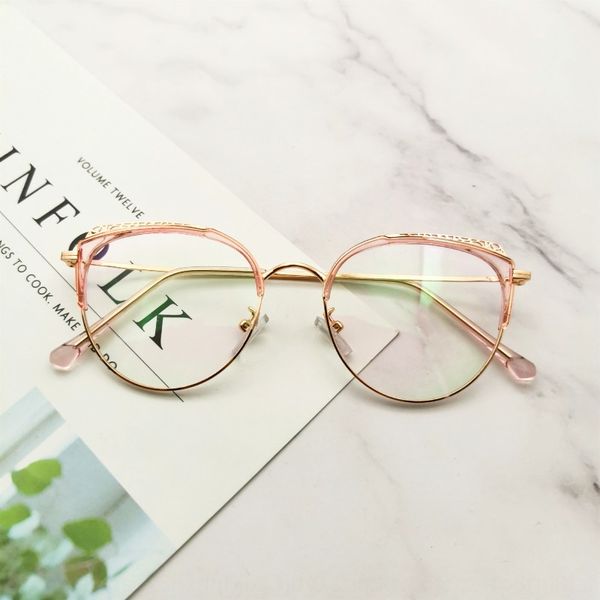 new metal round eyebrow frame women's korean fashion personalized myopia student plain glasses myopia glasses frame women, Silver
new metal round eyebrow frame women's korean fashion personalized myopia student plain glasses myopia glasses frame women, Silver