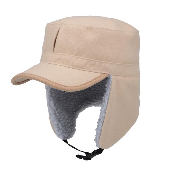 connectyle mens women warm trapper hat sherpa lined earflaps foldable male female winter ski hat with visor military cap t200723, Blue;gray
connectyle mens women warm trapper hat sherpa lined earflaps foldable male female winter ski hat with visor military cap t200723, Blue;gray