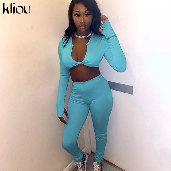 kliou vn-neck tracksuit fitness women fashion full sleeve short crop elastic leggings matching set sporty skinny outfit, White
kliou vn-neck tracksuit fitness women fashion full sleeve short crop elastic leggings matching set sporty skinny outfit, White