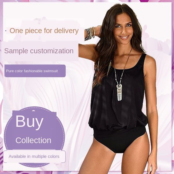 2020 swimsuit new women's back-style two-piece swimsuit fashion trendy solid color slimming women's spring clothes, Black;red
2020 swimsuit new women's back-style two-piece swimsuit fashion trendy solid color slimming women's spring clothes, Black;red