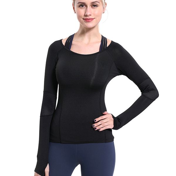 women wicking breathable long sleeve loose yoga running workout activewear comfort t-sh j v, Black;blue
women wicking breathable long sleeve loose yoga running workout activewear comfort t-sh j v, Black;blue