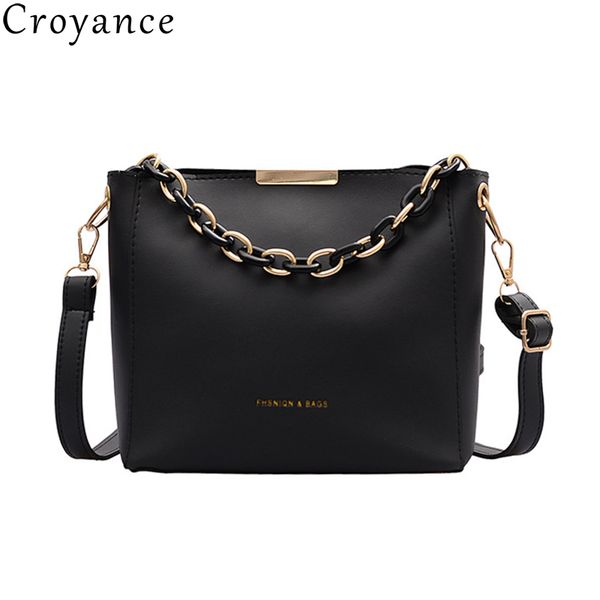 croyance new women's summer shoulder bag chain pu leather ladies messenger bag female small bucket clutch 2020 handbags
croyance new women's summer shoulder bag chain pu leather ladies messenger bag female small bucket clutch 2020 handbags