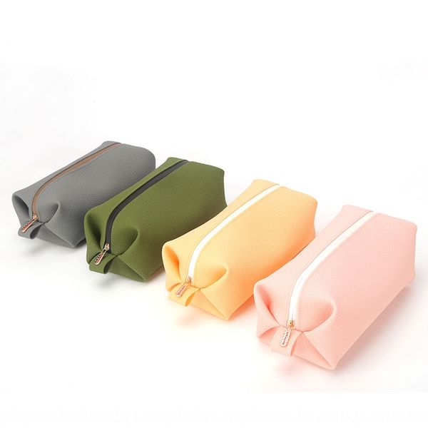 solid color silicone cosmetic makeup women's waterproof storage hand waterproof bag army green washing storage bag, White
solid color silicone cosmetic makeup women's waterproof storage hand waterproof bag army green washing storage bag, White