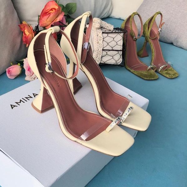 perfect official quality amina sandals 105mm high heel woman new realse fashion muaddi genuine leather crystal-embellished shoes, Black
perfect official quality amina sandals 105mm high heel woman new realse fashion muaddi genuine leather crystal-embellished shoes, Black