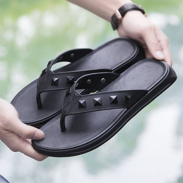 2020 new men's slippers summer home indoor leisure bathroom slippers men outdoor all match non-slide flat flip flops, Black
2020 new men's slippers summer home indoor leisure bathroom slippers men outdoor all match non-slide flat flip flops, Black