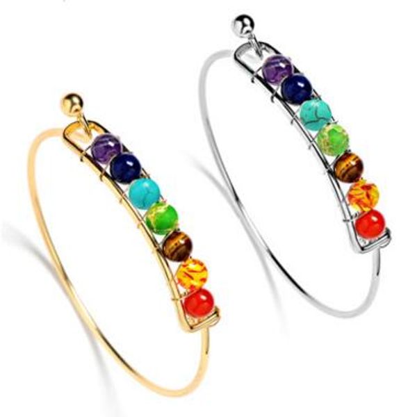 yoga chakra stone bracelet silver gold natural stone bracelet beads reiki spiritual buddha jewelry for women children 4 color, Golden;silver
yoga chakra stone bracelet silver gold natural stone bracelet beads reiki spiritual buddha jewelry for women children 4 color, Golden;silver
