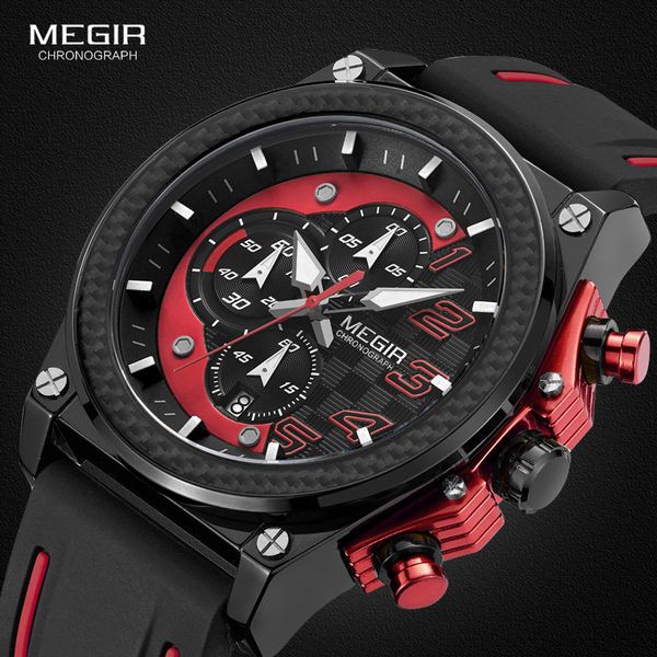 megir men's chronograph quartz watches for male waterproof luminous wristwatch with rubber strap for boys man 2051g-1n8, Slivery;brown
megir men's chronograph quartz watches for male waterproof luminous wristwatch with rubber strap for boys man 2051g-1n8, Slivery;brown