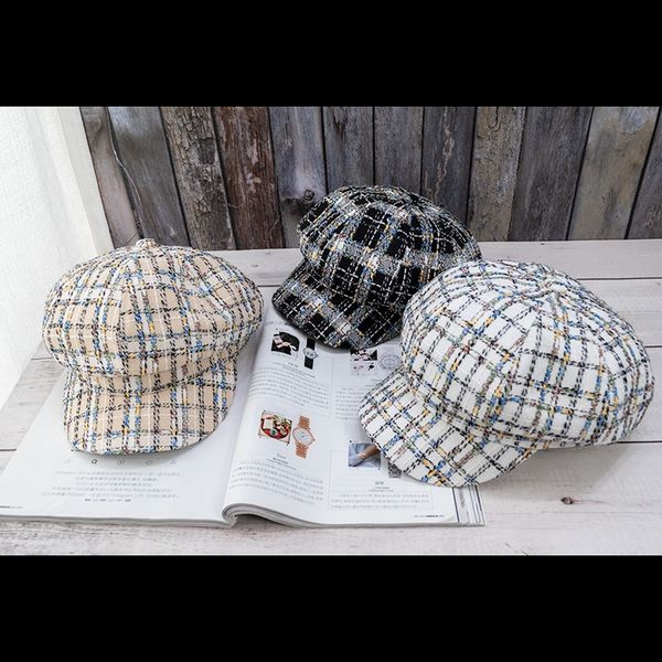 ppq3k xiaoxiangfeng british color grid octagon female korean style fashionable breathable all-match painter octagonal hat beret octagonal ha, Blue;gray
ppq3k xiaoxiangfeng british color grid octagon female korean style fashionable breathable all-match painter octagonal hat beret octagonal ha, Blue;gray