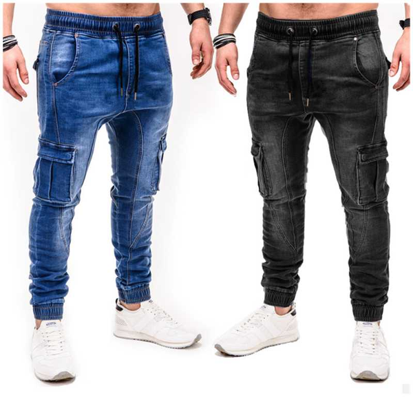 men's jeans mens skinny trend knee hole pocket denim biker hip hop distressed slim elastic washed, Blue
men's jeans mens skinny trend knee hole pocket denim biker hip hop distressed slim elastic washed, Blue