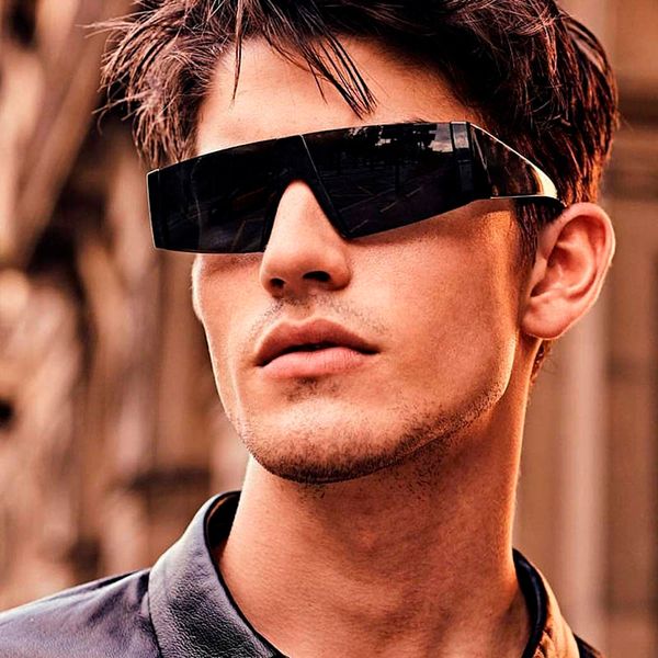 cool men black shield sunglasses fashion ladies futuristic narrow side sun glasses rimless square sunglasses women uv400, White;black
cool men black shield sunglasses fashion ladies futuristic narrow side sun glasses rimless square sunglasses women uv400, White;black