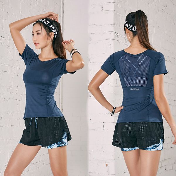 yoga outfits 3pcs/set women set tracksuit gym running clothing quick dry workout clothes sports bra mesh short sleeve shirts shorts, White;red
yoga outfits 3pcs/set women set tracksuit gym running clothing quick dry workout clothes sports bra mesh short sleeve shirts shorts, White;red