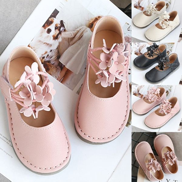 Toddler Infant Kids Baby Shoes For Girls Solid Color Soft Leather Shes Flowers Applique Shallow Flat Flower Princess Shoe Sandal
Toddler Infant Kids Baby Shoes For Girls Solid Color Soft Leather Shes Flowers Applique Shallow Flat Flower Princess Shoe Sandal