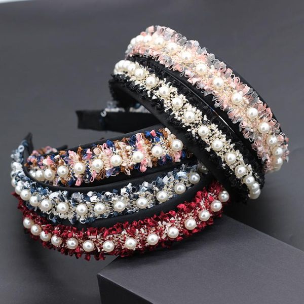 fashion temperament pearl lace simple casual headband new korean version of the simple and versatile color pearl handmad 718, Golden;silver
fashion temperament pearl lace simple casual headband new korean version of the simple and versatile color pearl handmad 718, Golden;silver