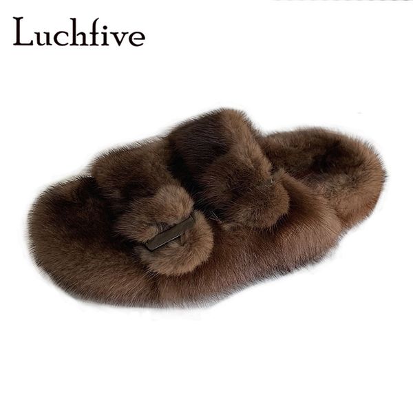 luxurious natural slippers designer shoes women's buckle strap winter fur mules flat heel slippers shoes, Black
luxurious natural slippers designer shoes women's buckle strap winter fur mules flat heel slippers shoes, Black