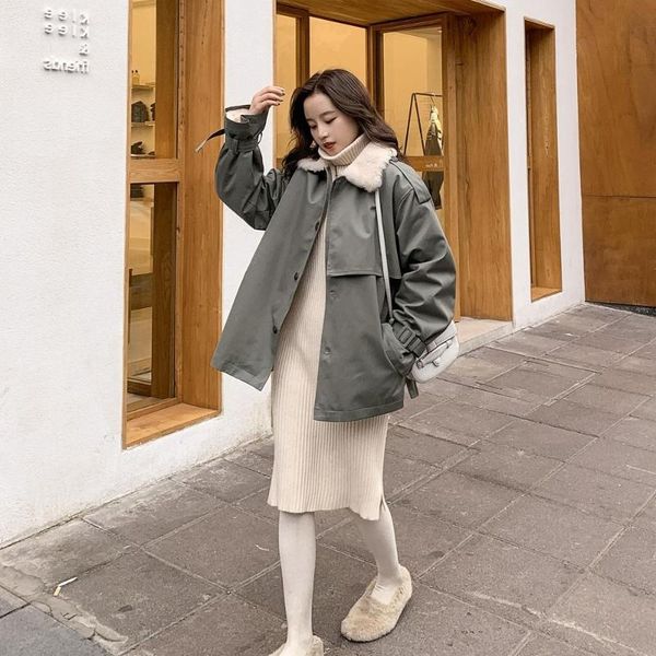 winter 2020 female coat fur lining parker new waist cotton-padded coat fashion casual thickened warm women jacket w86, Black
winter 2020 female coat fur lining parker new waist cotton-padded coat fashion casual thickened warm women jacket w86, Black
