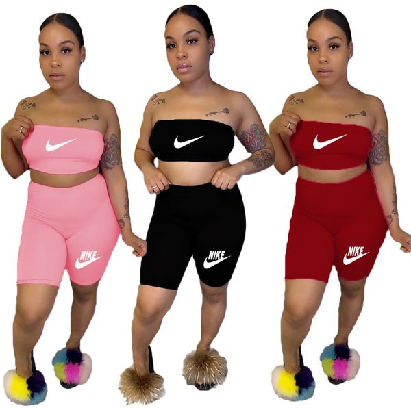 women designer tracksuit summer 2 piece set chest wrap+shorts solid color letter clothing fashion bodycon s-2xl clothes l88, Gray
women designer tracksuit summer 2 piece set chest wrap+shorts solid color letter clothing fashion bodycon s-2xl clothes l88, Gray