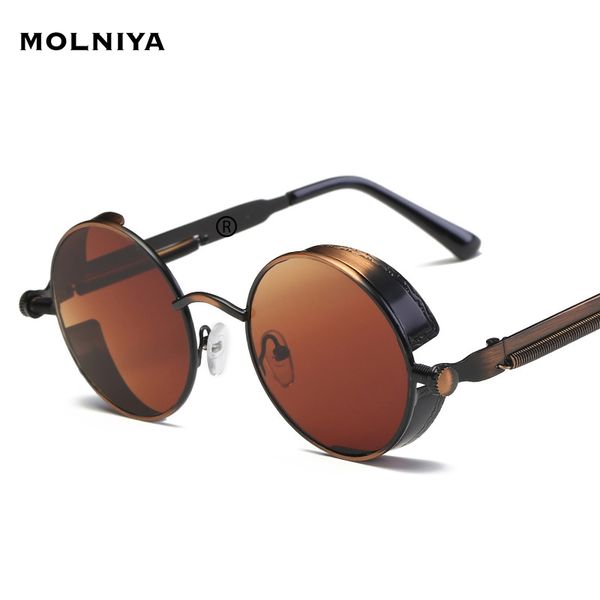new round steam punk sunglasses men women classic vintage sun glasses personality current eyeglasses uv400, White;black
new round steam punk sunglasses men women classic vintage sun glasses personality current eyeglasses uv400, White;black