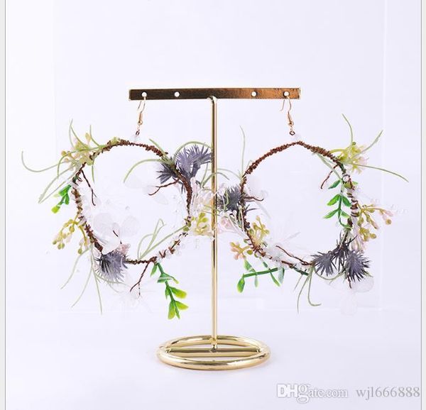simulated huasen woman's loop earrings round loop earrings hand-made sweet simulated flower earrings, Slivery;golden
simulated huasen woman's loop earrings round loop earrings hand-made sweet simulated flower earrings, Slivery;golden