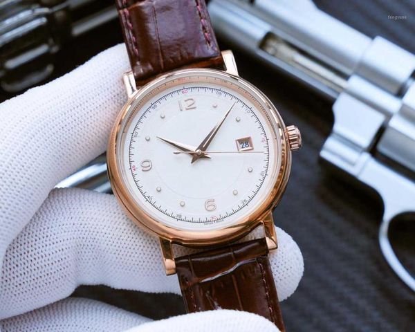 mens designer watches 8215 movement waterproof wristwatches leather strap sport watch male gifts1, Slivery;brown
mens designer watches 8215 movement waterproof wristwatches leather strap sport watch male gifts1, Slivery;brown