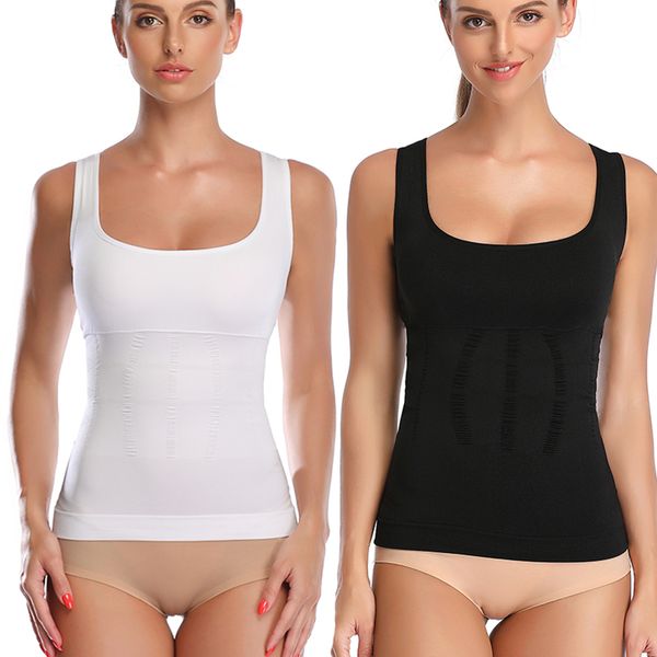 women's shapers women body shaper slimming belt posture corrective tank tummy control shapewear padded vest waist trainer corset magic, Black;white
women's shapers women body shaper slimming belt posture corrective tank tummy control shapewear padded vest waist trainer corset magic, Black;white