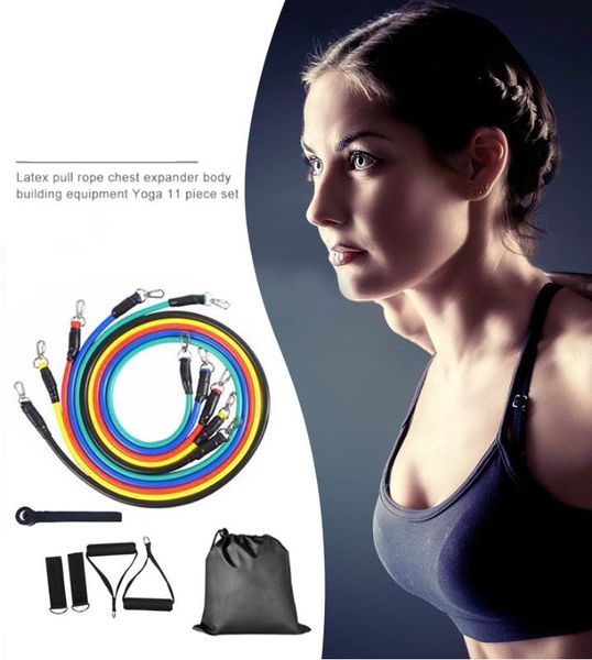 resistance bands 2021 11pcs body training equipment pull rope fitness exercises set yoga band gym
resistance bands 2021 11pcs body training equipment pull rope fitness exercises set yoga band gym