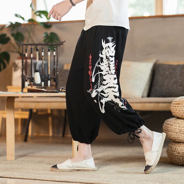 harajuku японской традиционная одежда для мужчин мужской моды азиатских streetwear китайского printed ретро воин сыпучего обрезанных брюк, Black
harajuku японской традиционная одежда для мужчин мужской моды азиатских streetwear китайского printed ретро воин сыпучего обрезанных брюк, Black