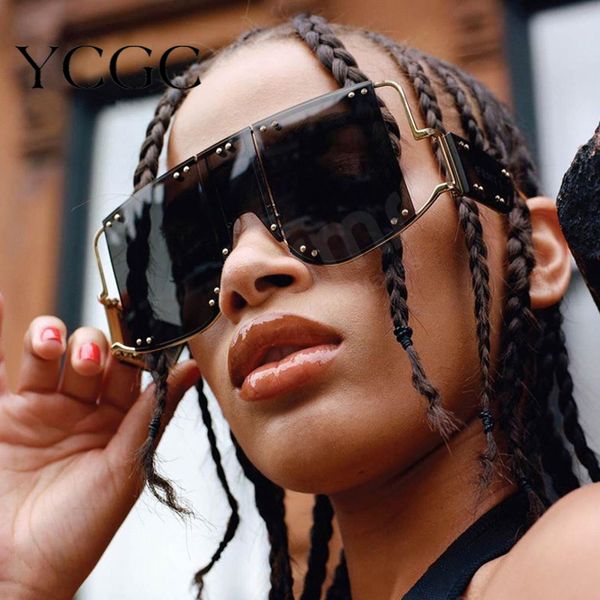 fashion square sunglasses women new oversized mirror men shades glasses metal rivet trend unique female eyewear, White;black
fashion square sunglasses women new oversized mirror men shades glasses metal rivet trend unique female eyewear, White;black