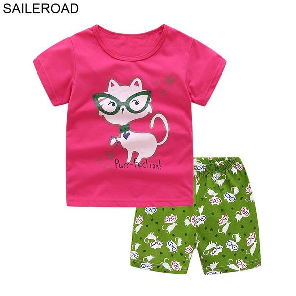 saileroad cartoon cat tracksuit for girls clothing sets summer kits for girls clothes suits clothes kids costume 2pieces, White
saileroad cartoon cat tracksuit for girls clothing sets summer kits for girls clothes suits clothes kids costume 2pieces, White