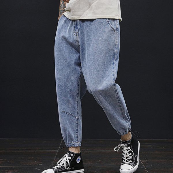 men fashion trend simple nine-point beam jean pants summer loose long pants large size jeans men plus size 28-48 jean for man, Blue
men fashion trend simple nine-point beam jean pants summer loose long pants large size jeans men plus size 28-48 jean for man, Blue