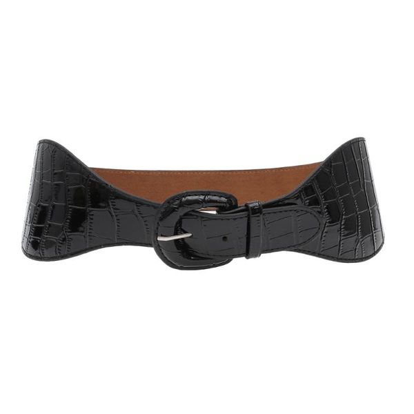vintage wide belt sweater waistband women waist strap crocodile print belt black, Black;brown
vintage wide belt sweater waistband women waist strap crocodile print belt black, Black;brown