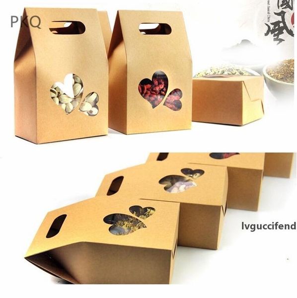 50pcs vintage brown kraft box stand up paper bag with handle pvc window box storage pouch party take away packaging bag
50pcs vintage brown kraft box stand up paper bag with handle pvc window box storage pouch party take away packaging bag