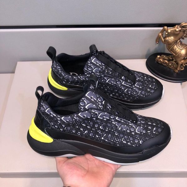 2020t high-end limited edition letter leather stitching men's casual low-sneakers, large size fashion lace-up outdoor tide shoes, 3, Black
2020t high-end limited edition letter leather stitching men's casual low-sneakers, large size fashion lace-up outdoor tide shoes, 3, Black