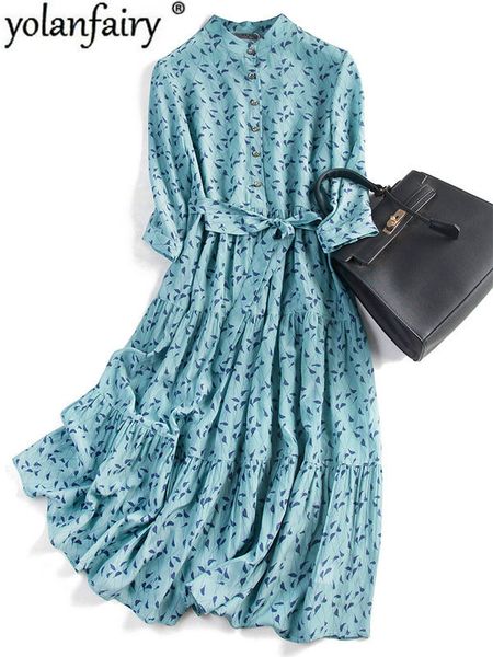 casual dresses 2021 spring summer real silk dress women floral pleated beach for korean elegant vestidos de verano a0020 kj4599, Black;gray
casual dresses 2021 spring summer real silk dress women floral pleated beach for korean elegant vestidos de verano a0020 kj4599, Black;gray