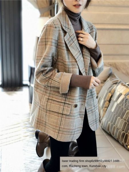off-season plaid double-sided woolwool small suit off-season plaid double-sided woolwool woolen coat small suit woolen coat, Black
off-season plaid double-sided woolwool small suit off-season plaid double-sided woolwool woolen coat small suit woolen coat, Black