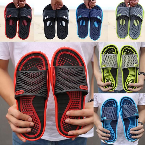 slippers men's shoes beach shoes breathable word drag summer massage bottom outdoor sports and leisure non-slip sandals and slippers, Black
slippers men's shoes beach shoes breathable word drag summer massage bottom outdoor sports and leisure non-slip sandals and slippers, Black