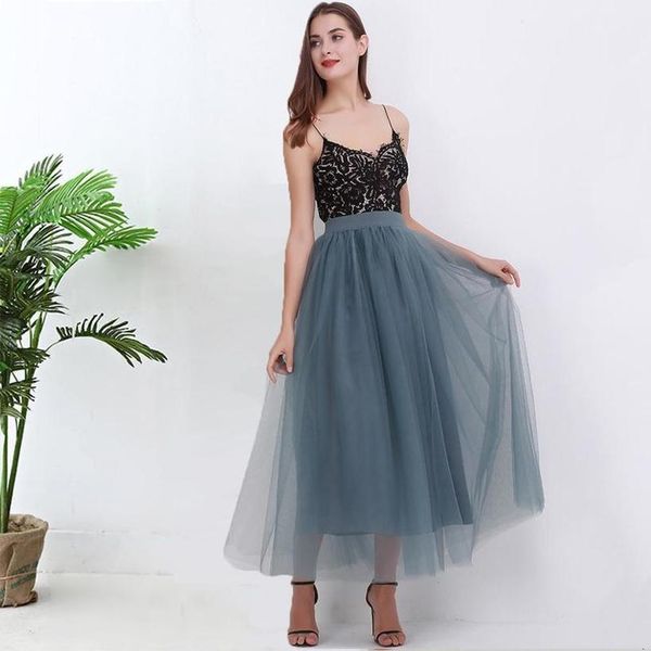 2020 spring summer vintage 4layers skirts womens elastic high waist tulle mesh skirt long pleated tutu skirt female jupe, Black
2020 spring summer vintage 4layers skirts womens elastic high waist tulle mesh skirt long pleated tutu skirt female jupe, Black